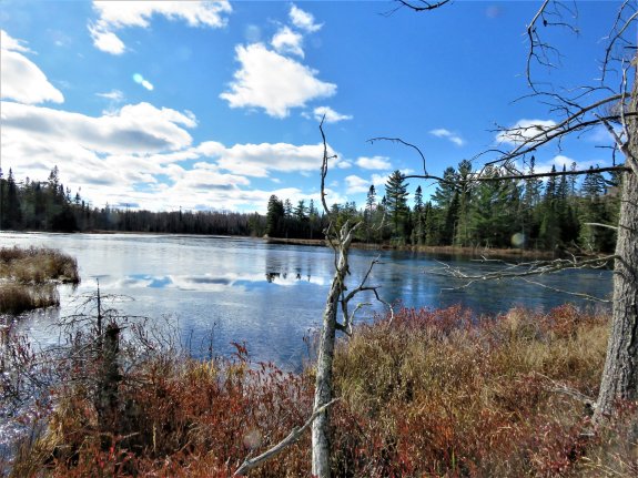 Ice melting under the rays of the sun!