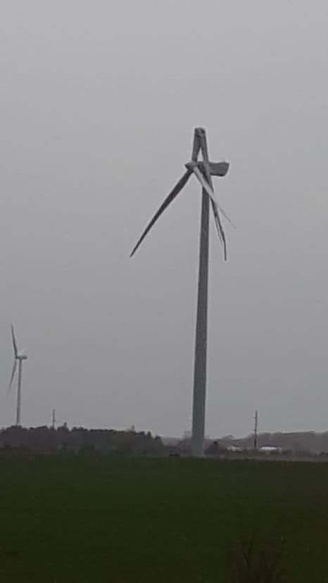 Blade failure, 5-22-2019 garden, Mi